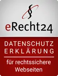 Siegel eRecht24 Datenschutz